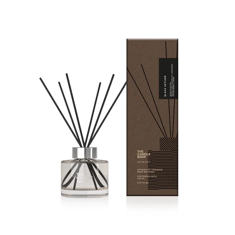 Difusor de ambiente Glossy Black Vetiver 150 ml